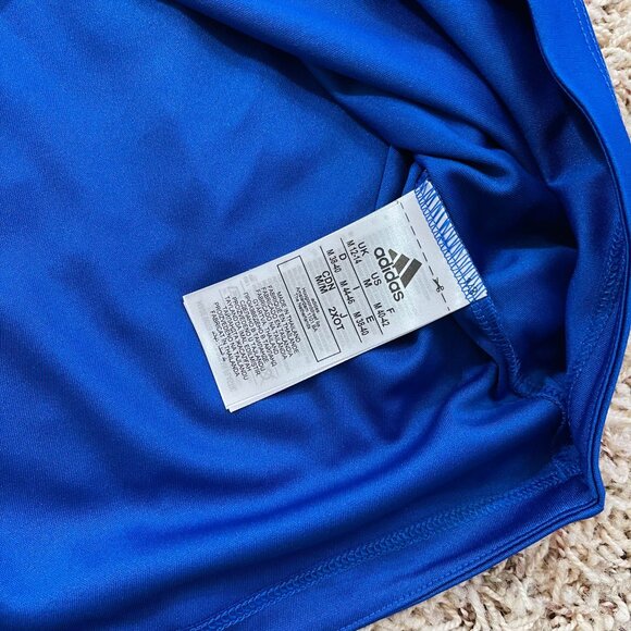 Adidas Women’s Tiro Aeroready V-Neck Jersey Shirt Blue, Size Medium (New) - Picture 9 of 9